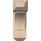 Ekena Millwork Thorton Craftsman Smooth Bracket w/ Offset Brace, Douglas Fir, 7 1/2"W x 18"D x 22"H BKT0806X18X22THR04SDF - alternate 3